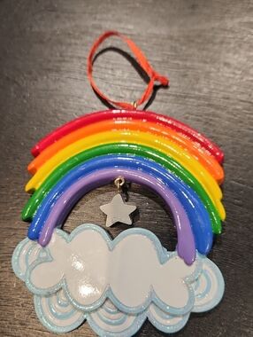 EUC KSA Inc. Rainbow and Cloud Hanging Toy Ornament - Multicolor